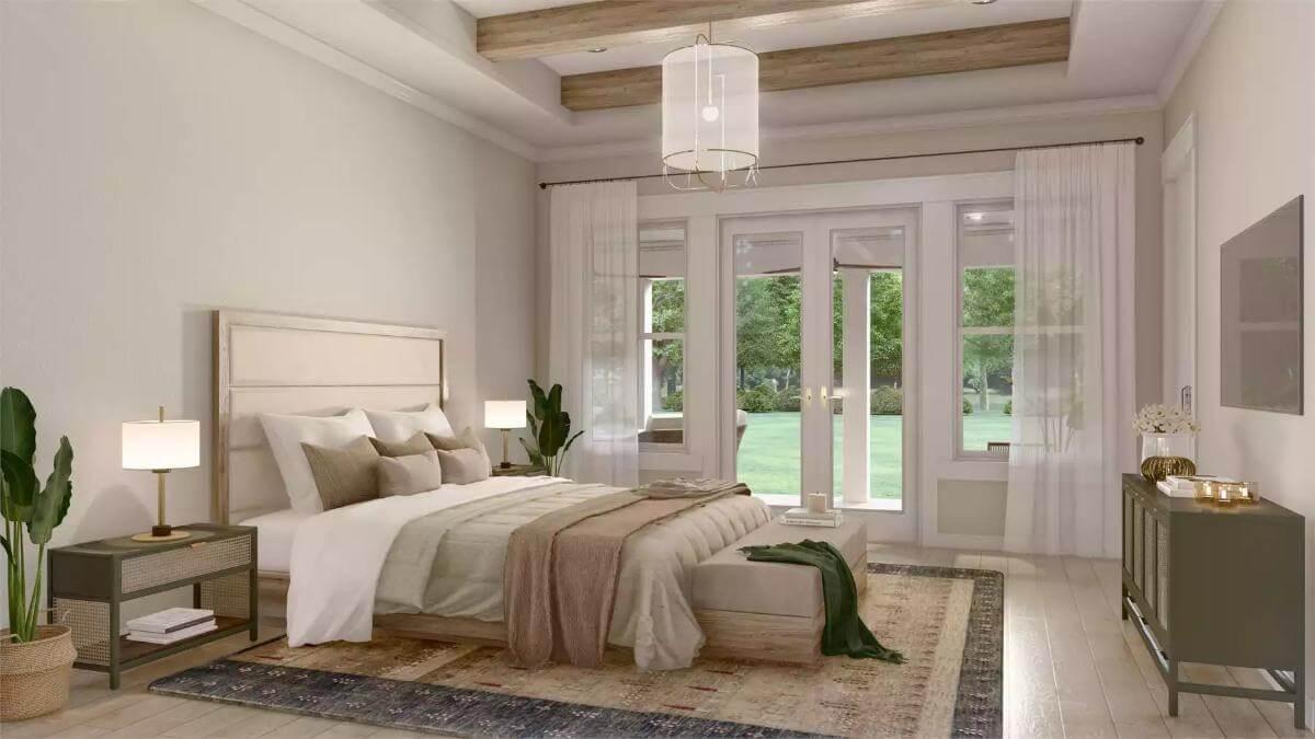 Check Out the Cozy Elegance of This Bedroom with Natural Light