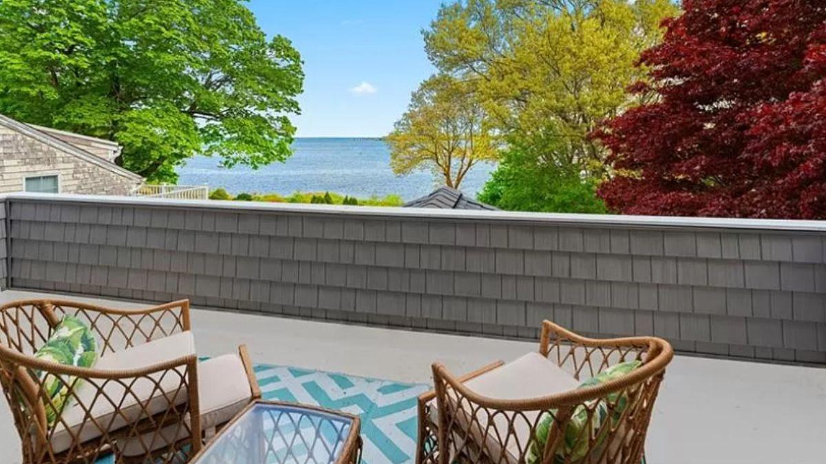 Enjoy the View: Craftsman Deck Overlooking the Bay