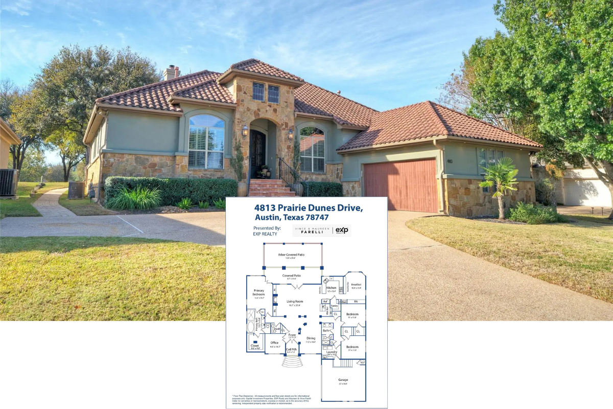 Mediterranean-Style 3-Bedroom Home with Covered Patio and 2-Car Angled Garage (2,642 Sq. Ft. Floor Plan)