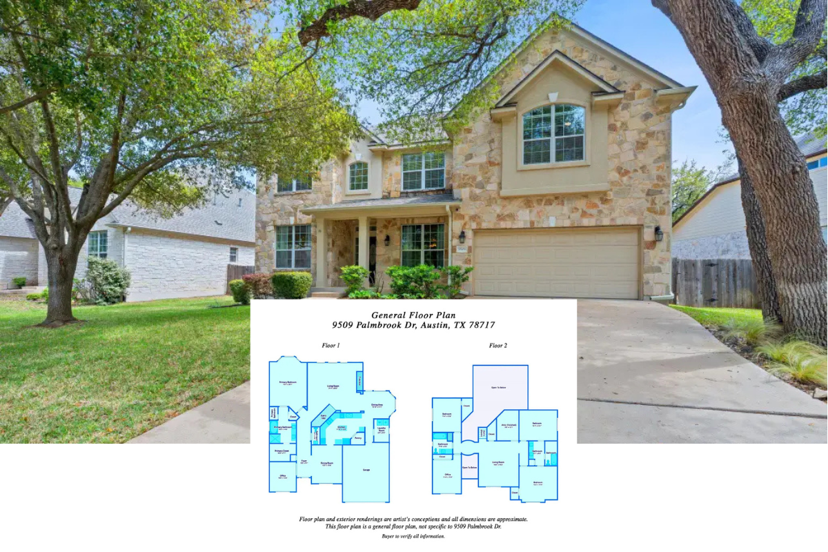 5-Bedroom Transitional-Style Home with Open-Concept Living and Covered Patio (3,698 Sq. Ft. Floor Plan)