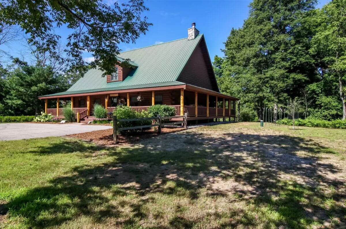 Cabin-Style 3-Bedroom Home with Wraparound Porch and Walkout Basement (3,998 Sq. Ft. Floor Plan)