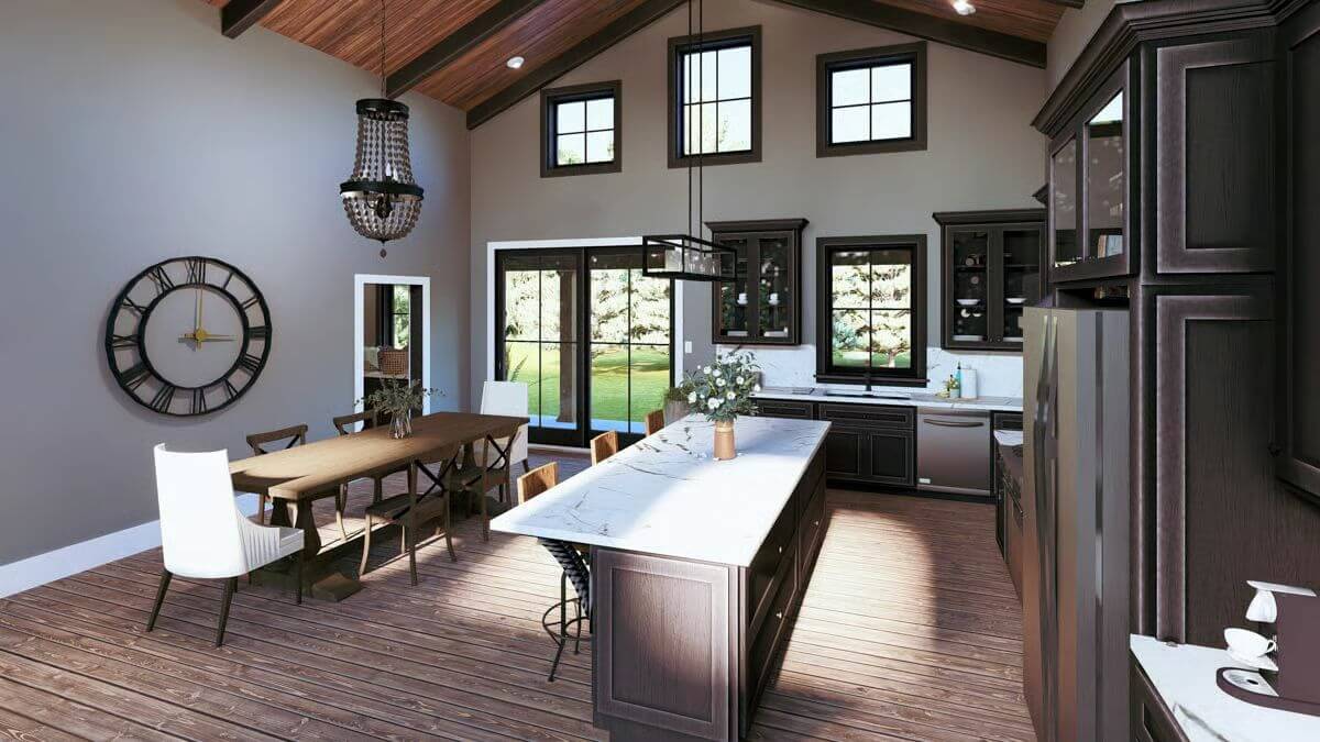 Kitchen and Dining Area