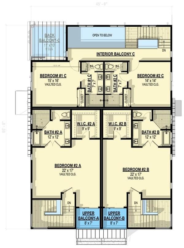 Discover This Upper-Floor Layout With Ample Balconies