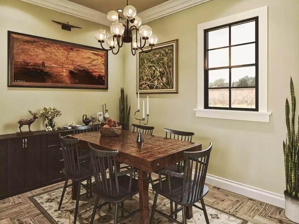 Discover the Unique Charm of Rustic Dining with Artwork to Inspire