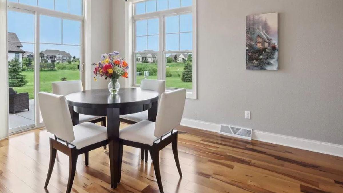 Bright Breakfast Nook with Nature Views