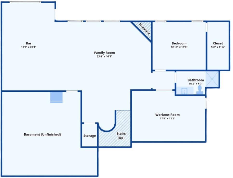 Discover the Versatile Basement with a Bar and Family Room
