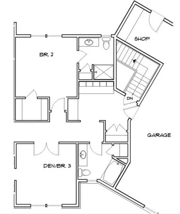 Versatile Living Spaces with a Handy Shop and Garage Setup