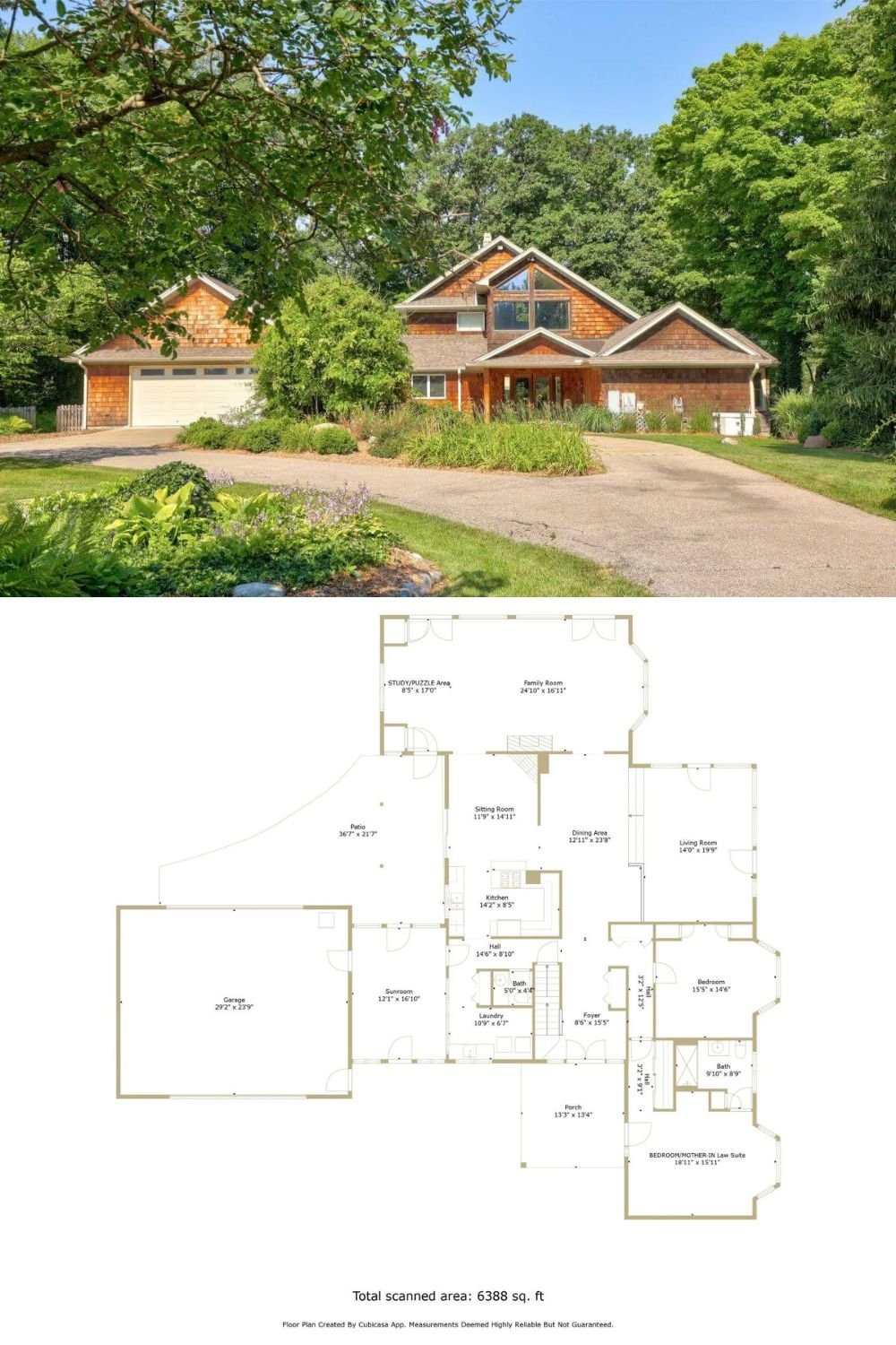 3-Bedroom Chalet-Style Home with Balcony and Covered Patio (3,586 Sq. Ft. Floor Plan)