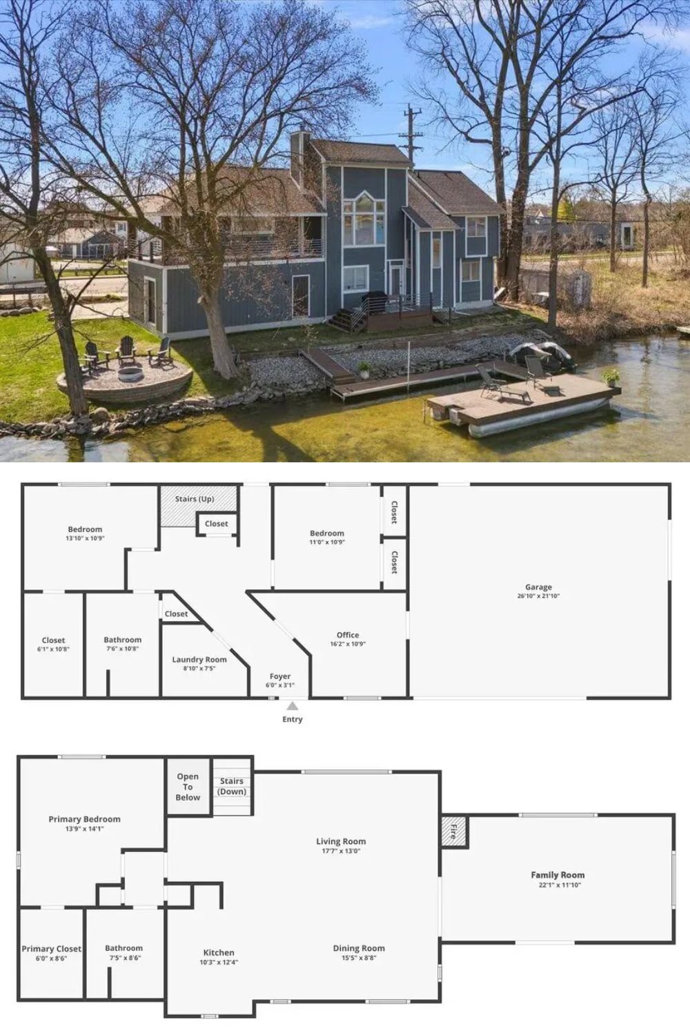 Contemporary-Style 3-Bedroom Home with Open-Concept Living and 3-Car Garage (2,189 Sq. Ft. Floor Plan)