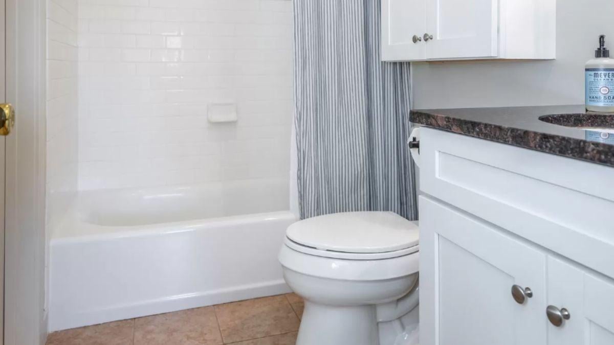 Spot the Subtle Simplicity in This Clean Craftsman Bathroom