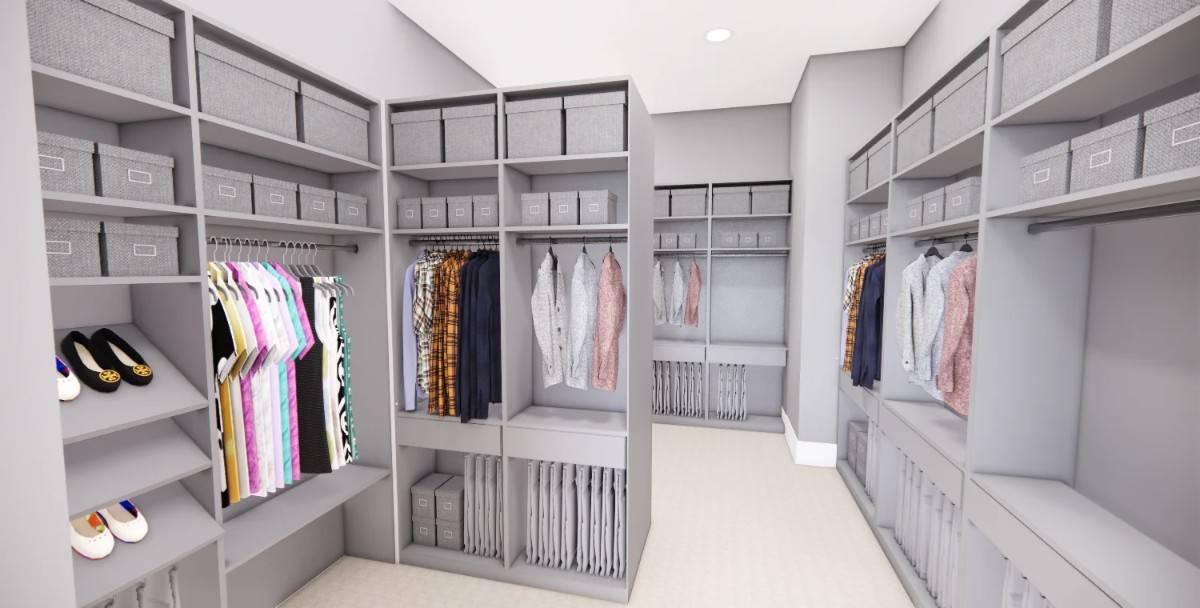 Take a Peek at This Immaculately Organized Walk-In Closet