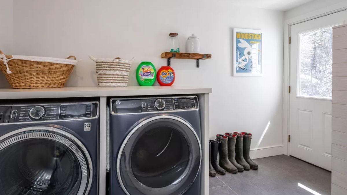 Functional Laundry Room with a Touch of Whimsy
