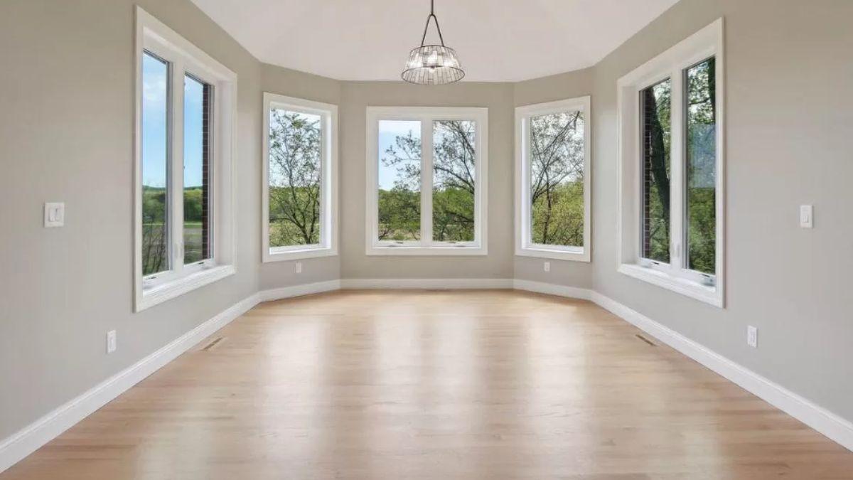 Notice the Panoramic Views from This Bright Octagonal Room