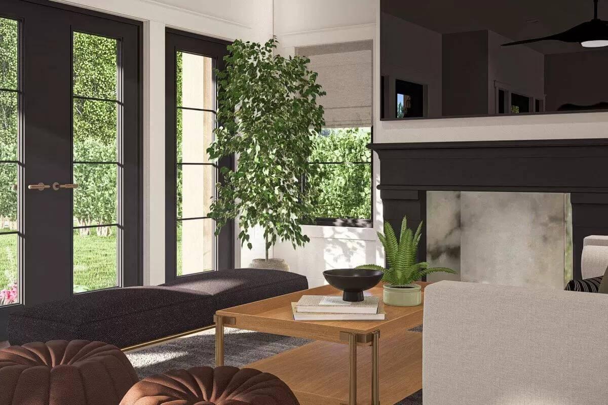 Embrace the Natural Light Through Elegant Black French Doors