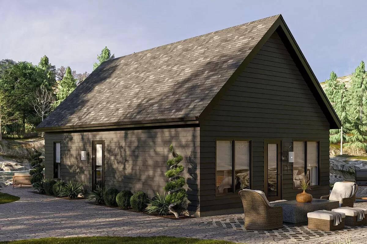 Ranch-Style Cabin with a Relaxed Outdoor Lounge