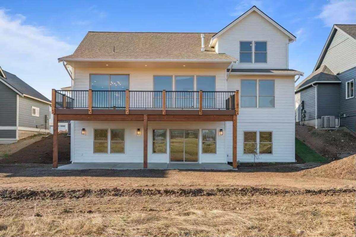 Wow, Look at This Expansive Back Deck Ready for Gatherings