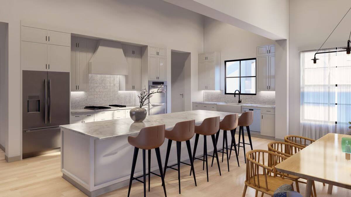 Kitchen and Dining Area