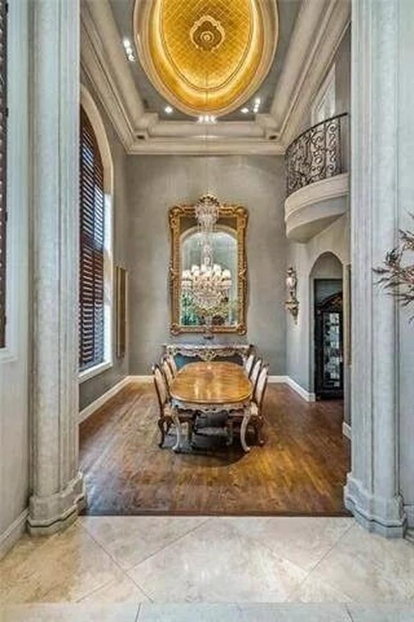 Elegant Dining Room with a Touch of Old-World Luxury