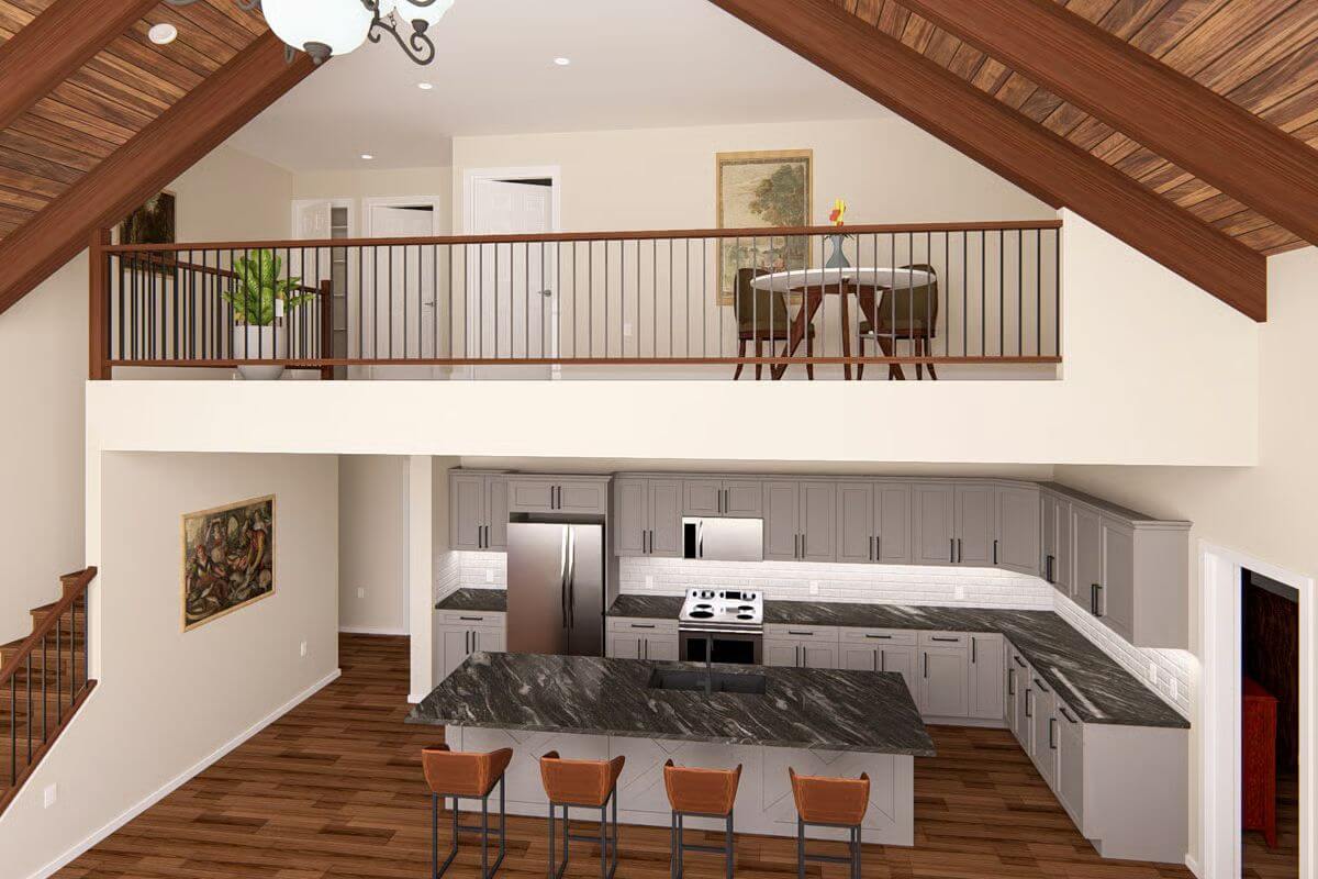 Kitchen and Loft