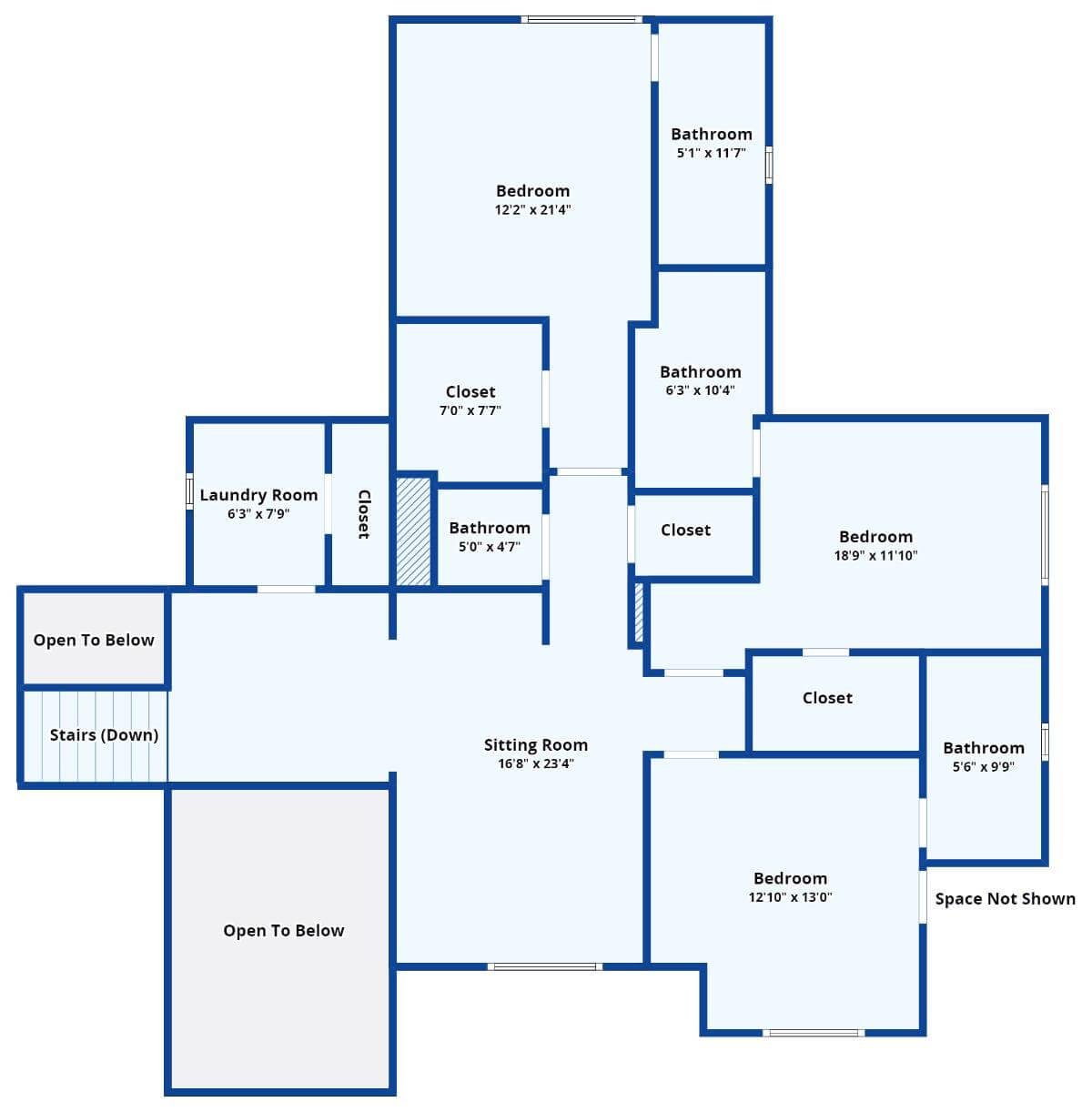 Navigate the Spacious Upper Floor, Complete with Three Bedrooms and a Sitting Room