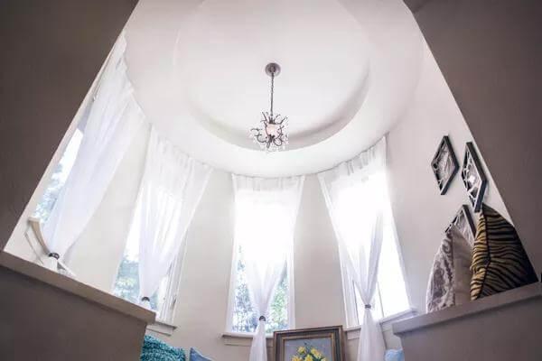 Discover Tranquility in This Sunlit Turret Nook