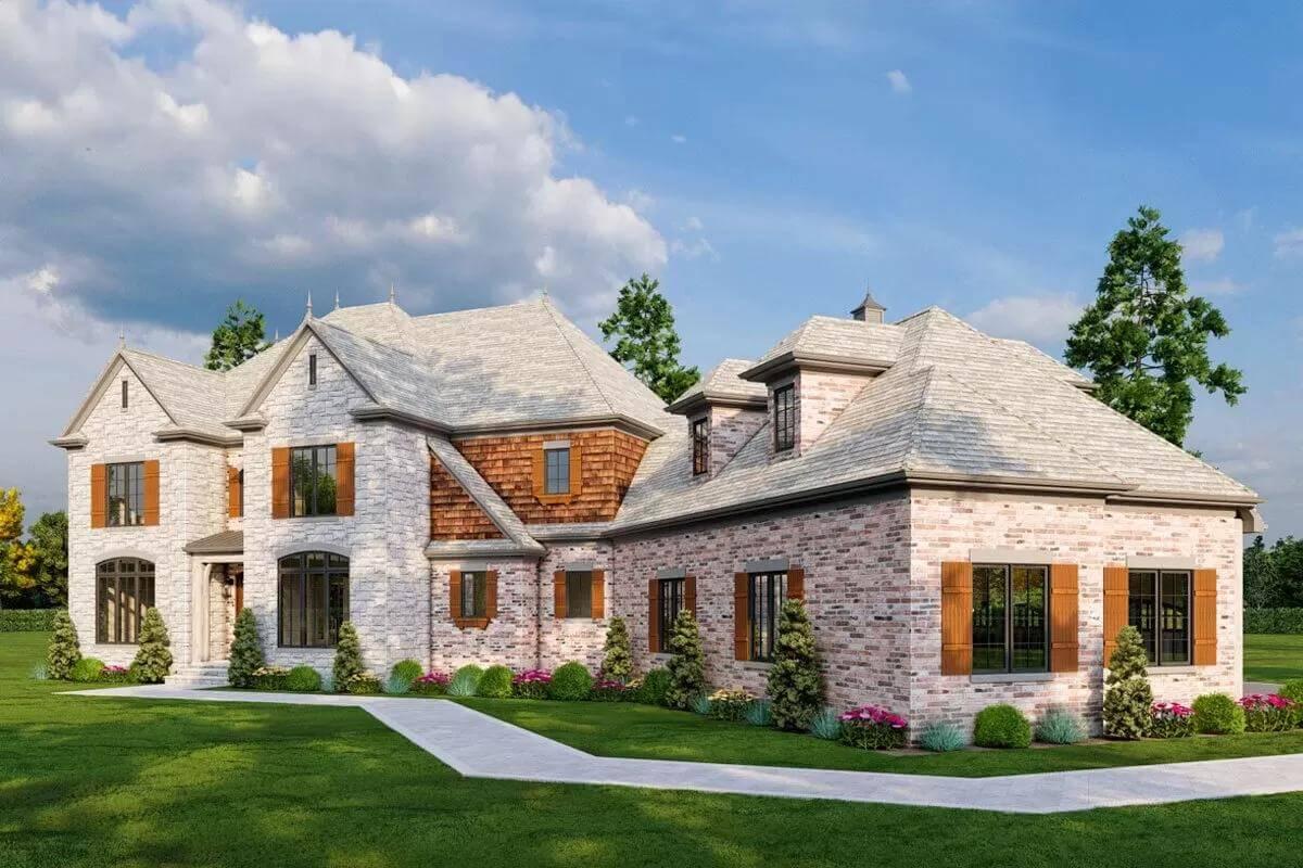 Take a Look at the Blend of Textures in This Exterior Design