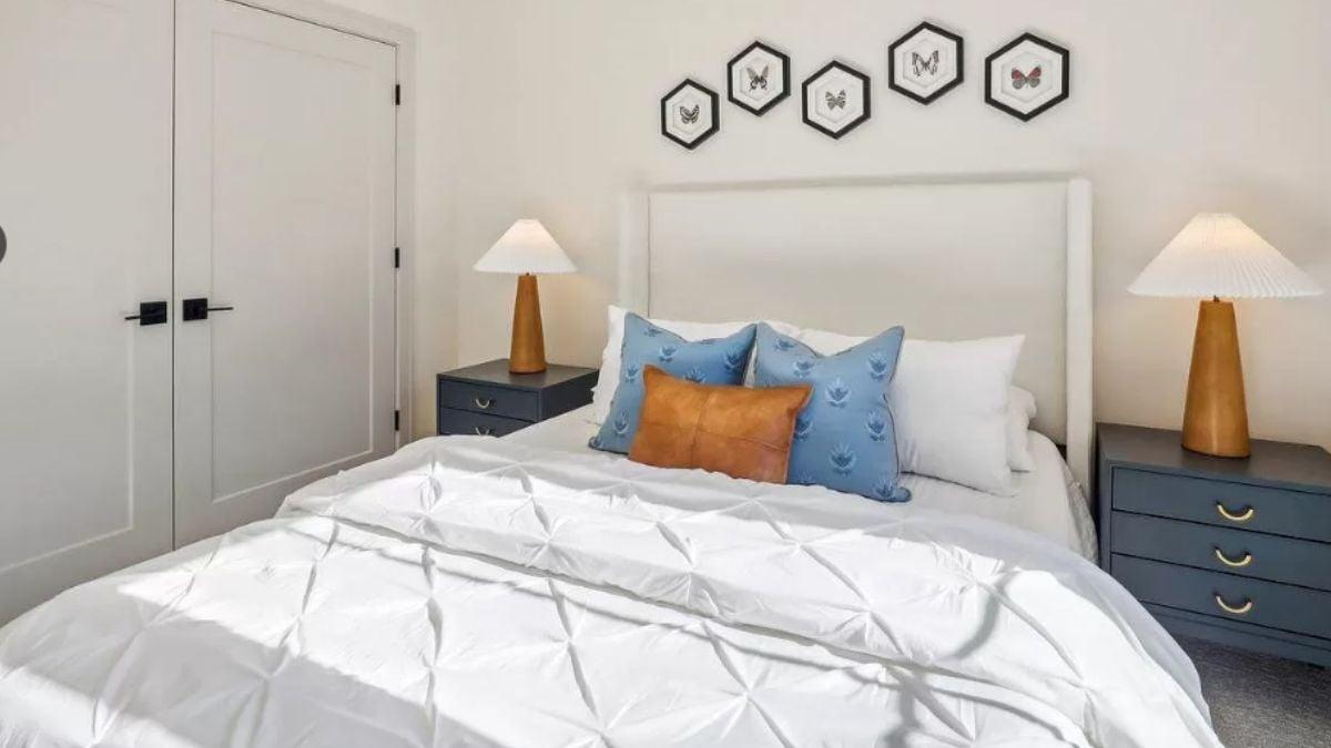 Look at the Subtle Butterfly Theme in This Cozy Bedroom