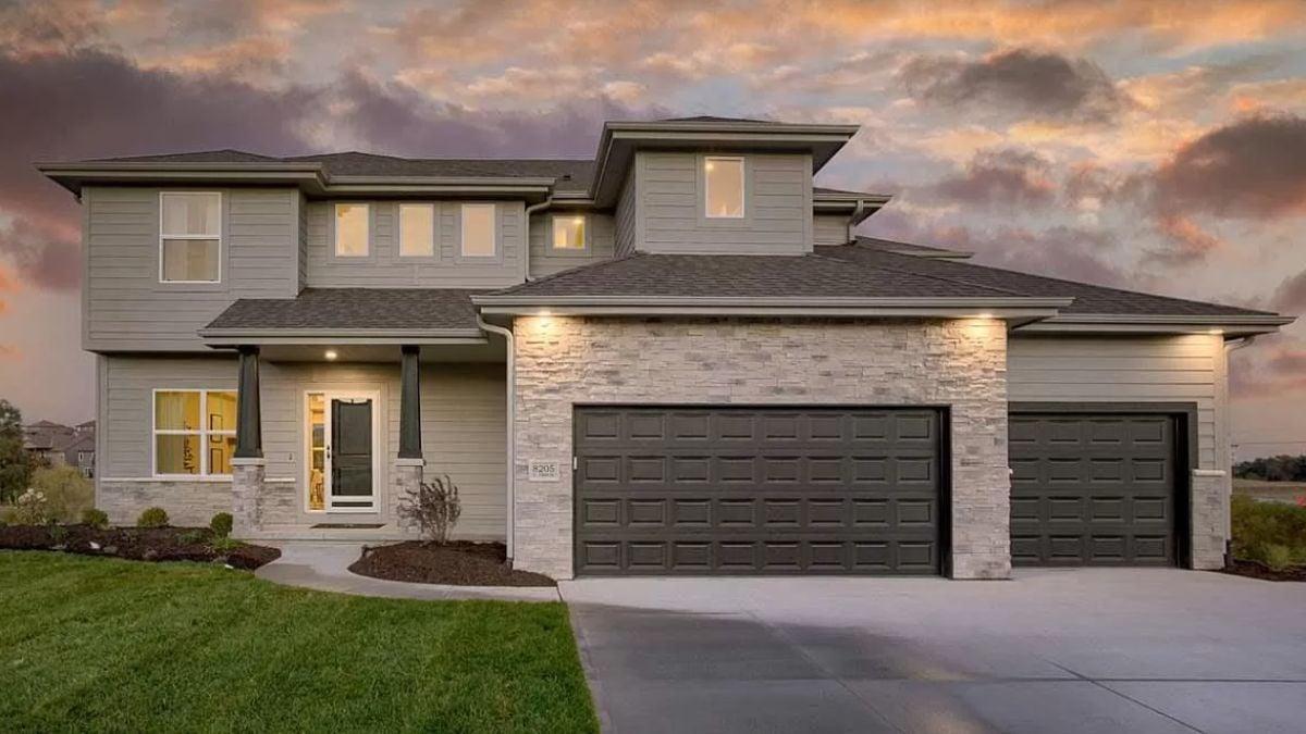 Wow, Look at the Sunset Framing This Modern Craftsman Home