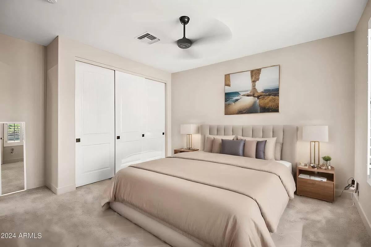 Modern Bedroom with a Touch of Minimalist Charm