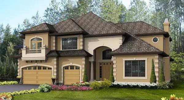 Notice the Elegant Arched Entry of This Classic Home