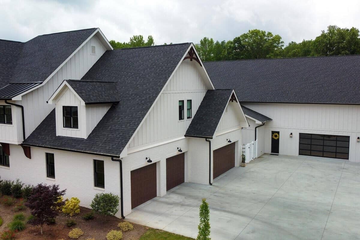 Take a Look at the Expansive Triple Garage and Dormer Windows