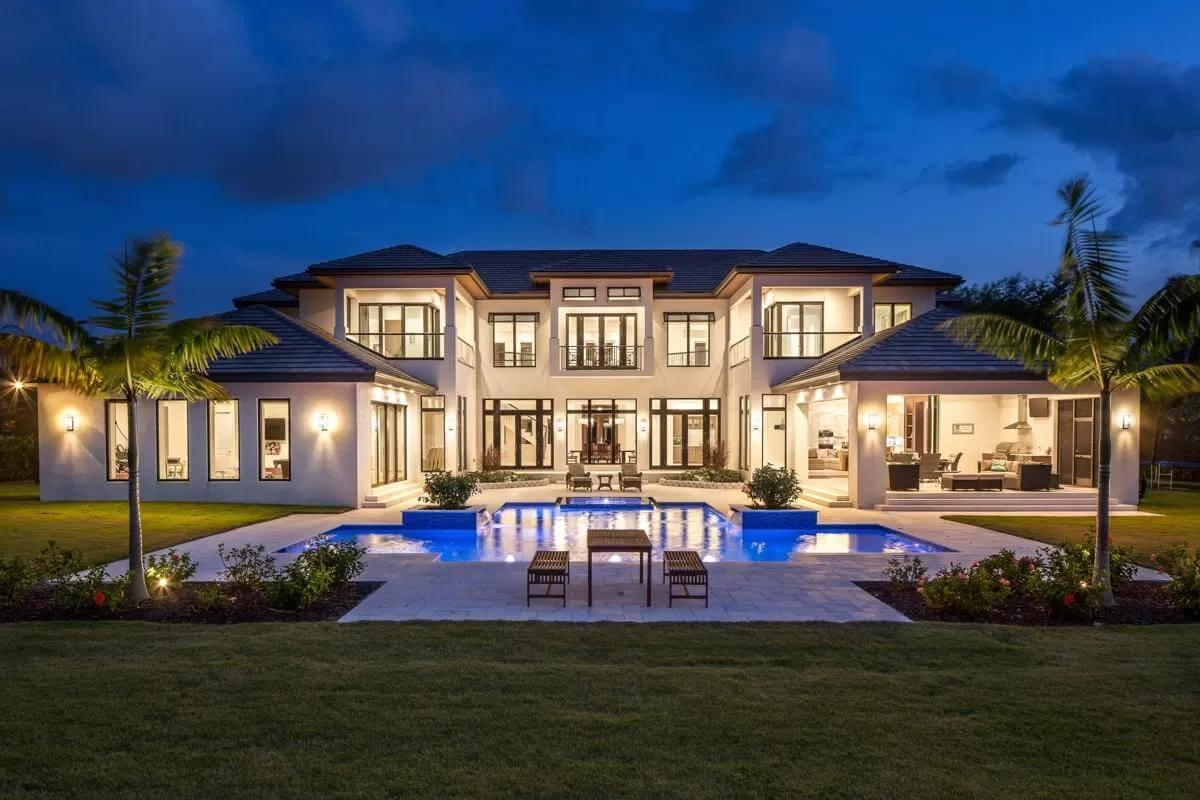 Twilight Serenity: Open-Air Living with Poolside Peace
