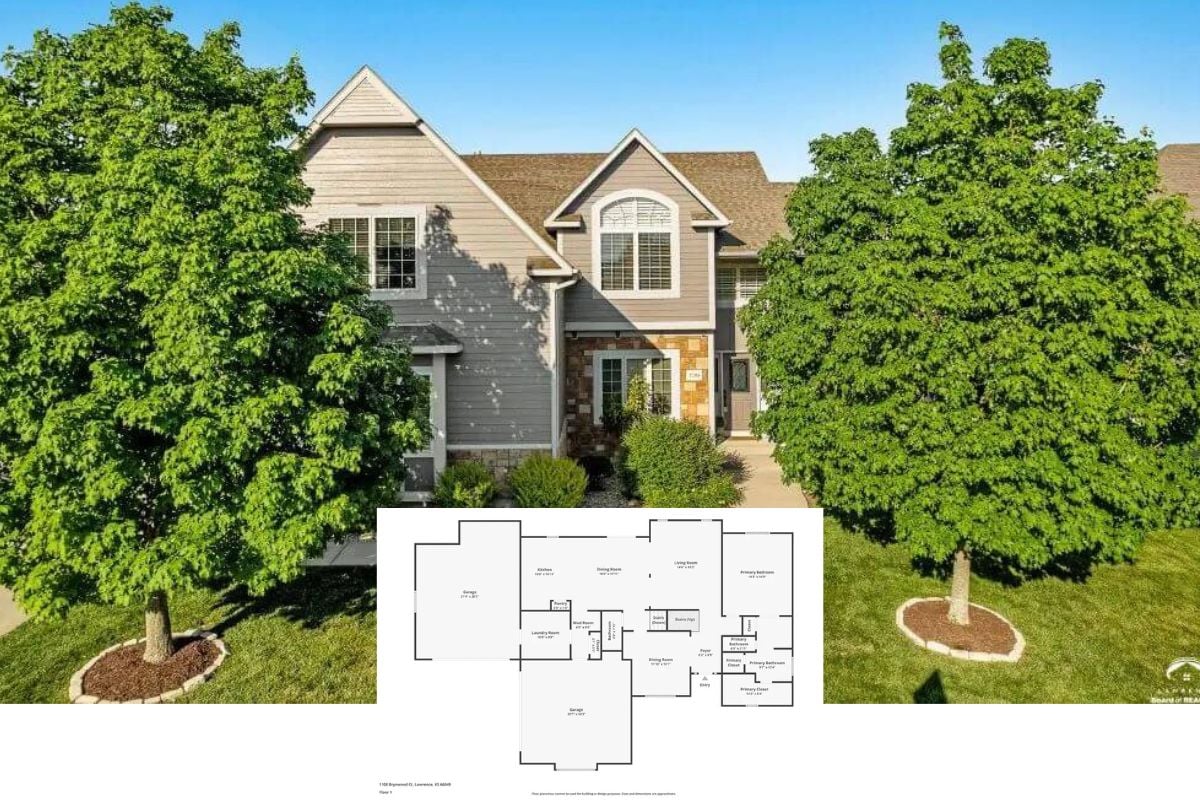 Modern 6-Bedroom Traditional Home with Wet Bar and Oversized Garage (Floor Plan)