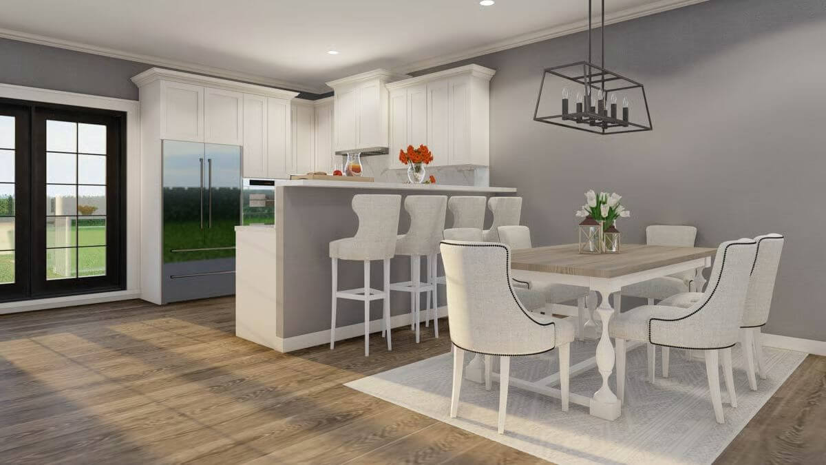 Kitchen and Dining Area