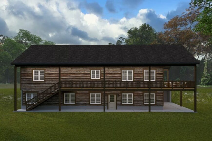 Rustic 2-Bedroom Mountain Cabin with Wraparound Porch and Bonus Room ...