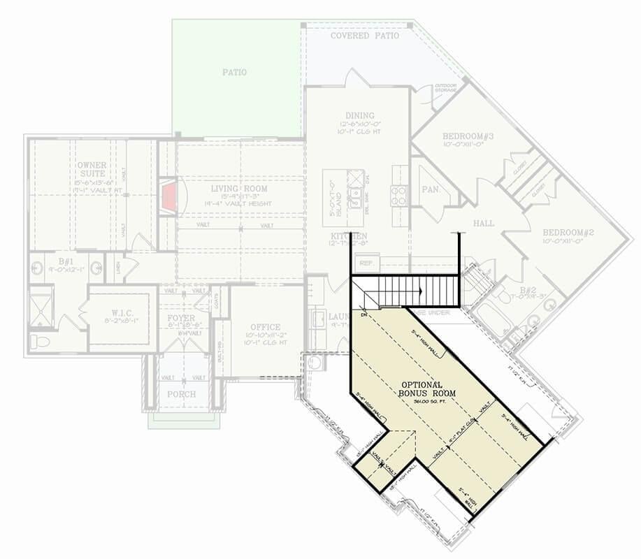 Check Out the Bonus Room in This Crafty Craftsman Layout