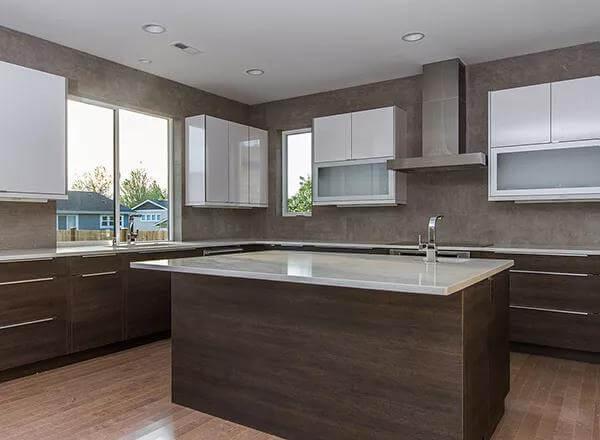 Modern Kitchen with a Commanding Central Island