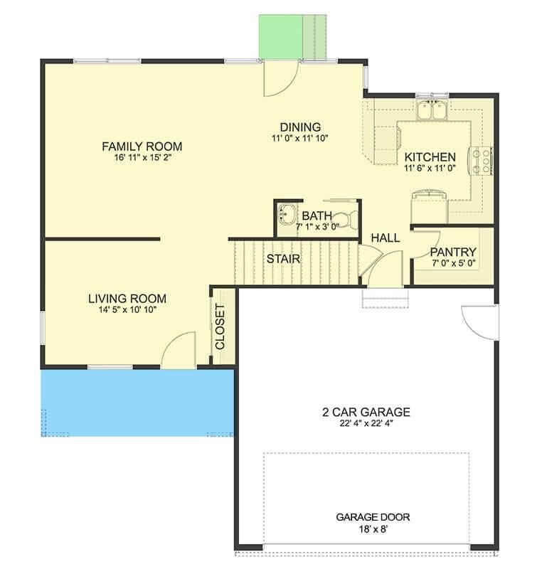 Discover the Open Layout of This Craftsman Main Floor