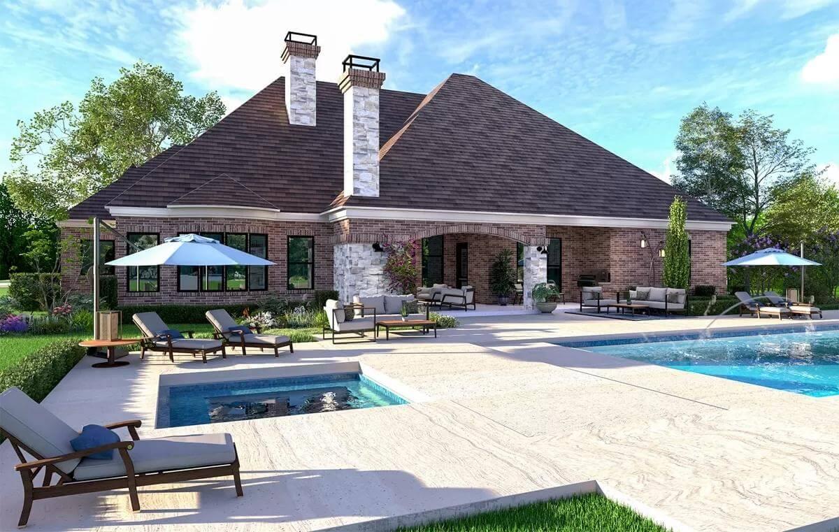 Relax by the Poolside with Spacious Outdoor Seating