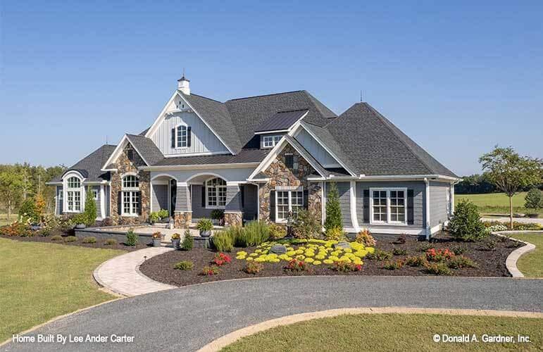 Inviting Craftsman Facade with Striking Stone and Siding Harmony