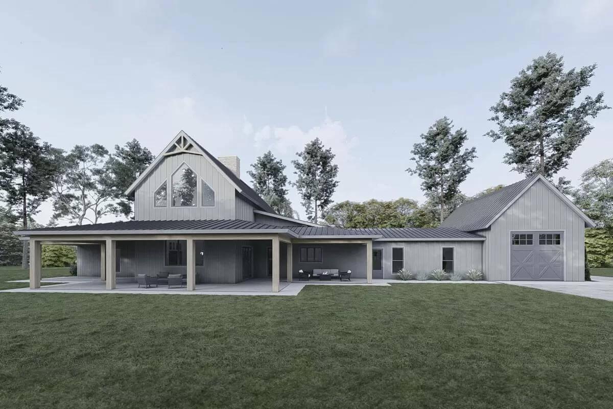 Expansive Craftsman Home with Stunning A-Frame Windows