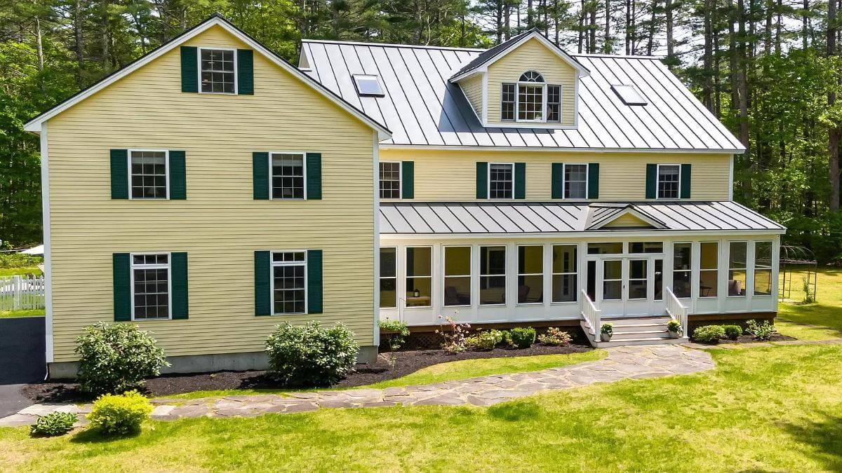 Classic Colonial Charm with a Modern Metal Roof
