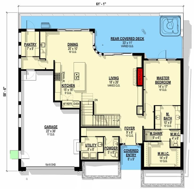 Explore this Thoughtfully Planned Floor with Ample Open Spaces