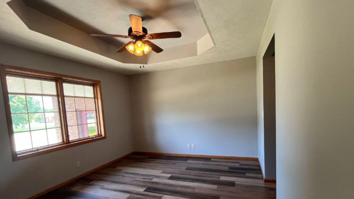 Check Out This Room with a Striking Tray Ceiling