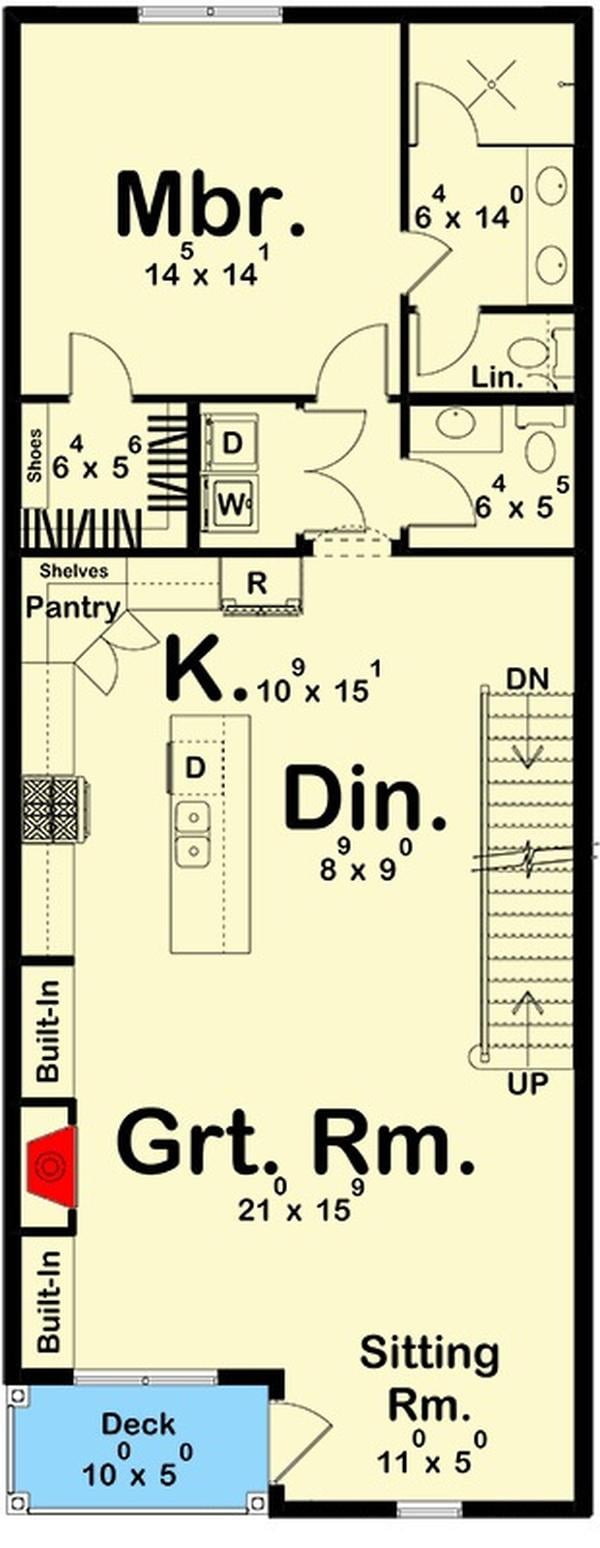 Thoughtful Main Floor Design with a Cozy Master Suite and Great Room