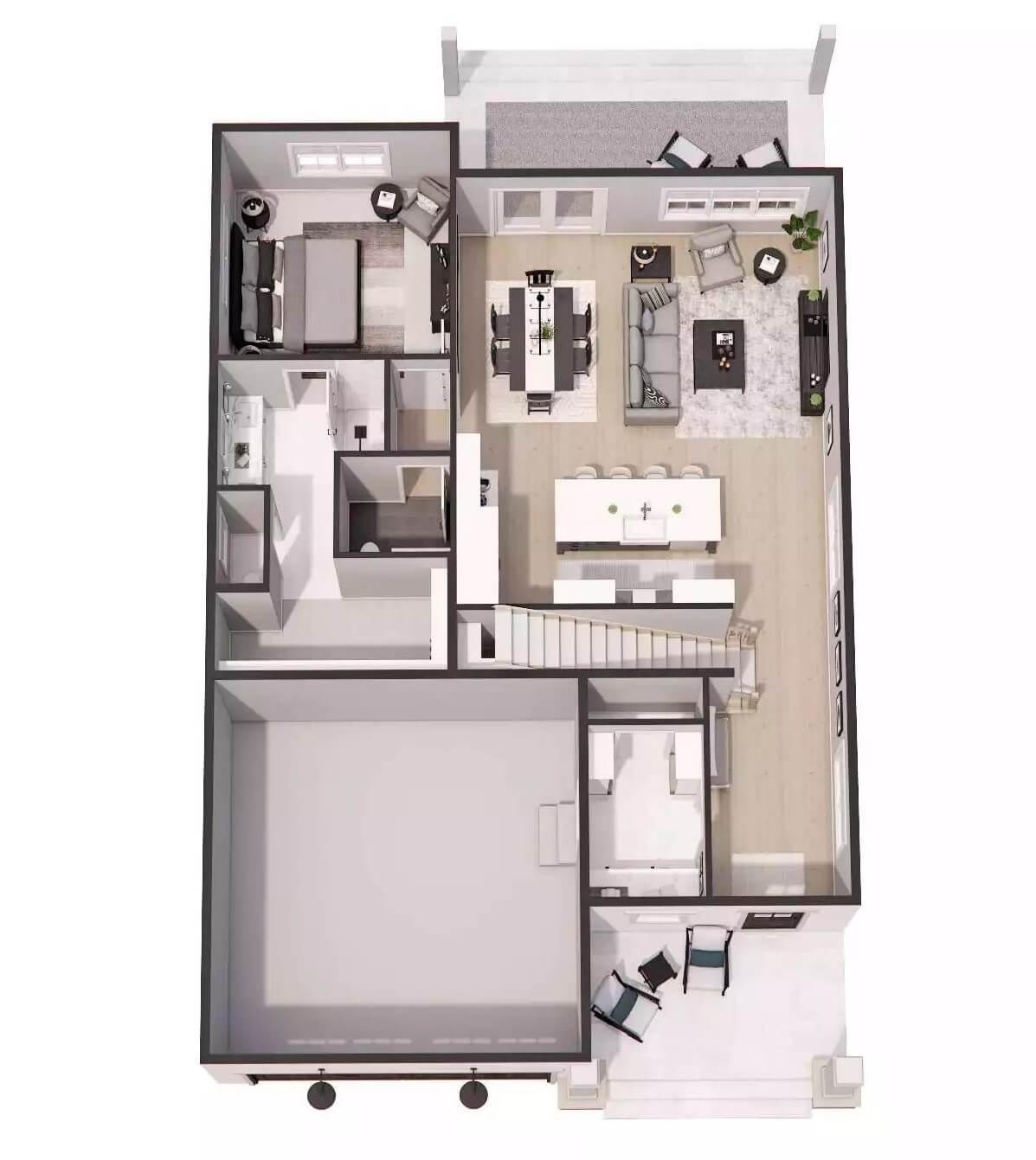 Step Inside the Open-Concept Living and See How It All Connects
