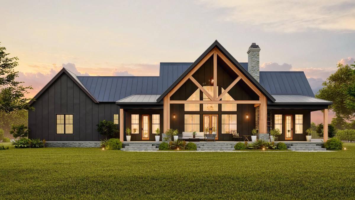 The Gable Facade Steals the Show in This Striking Craftsman Design