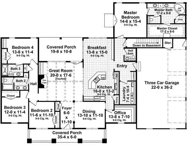 Explore the Spacious Layout with Dual Covered Porches