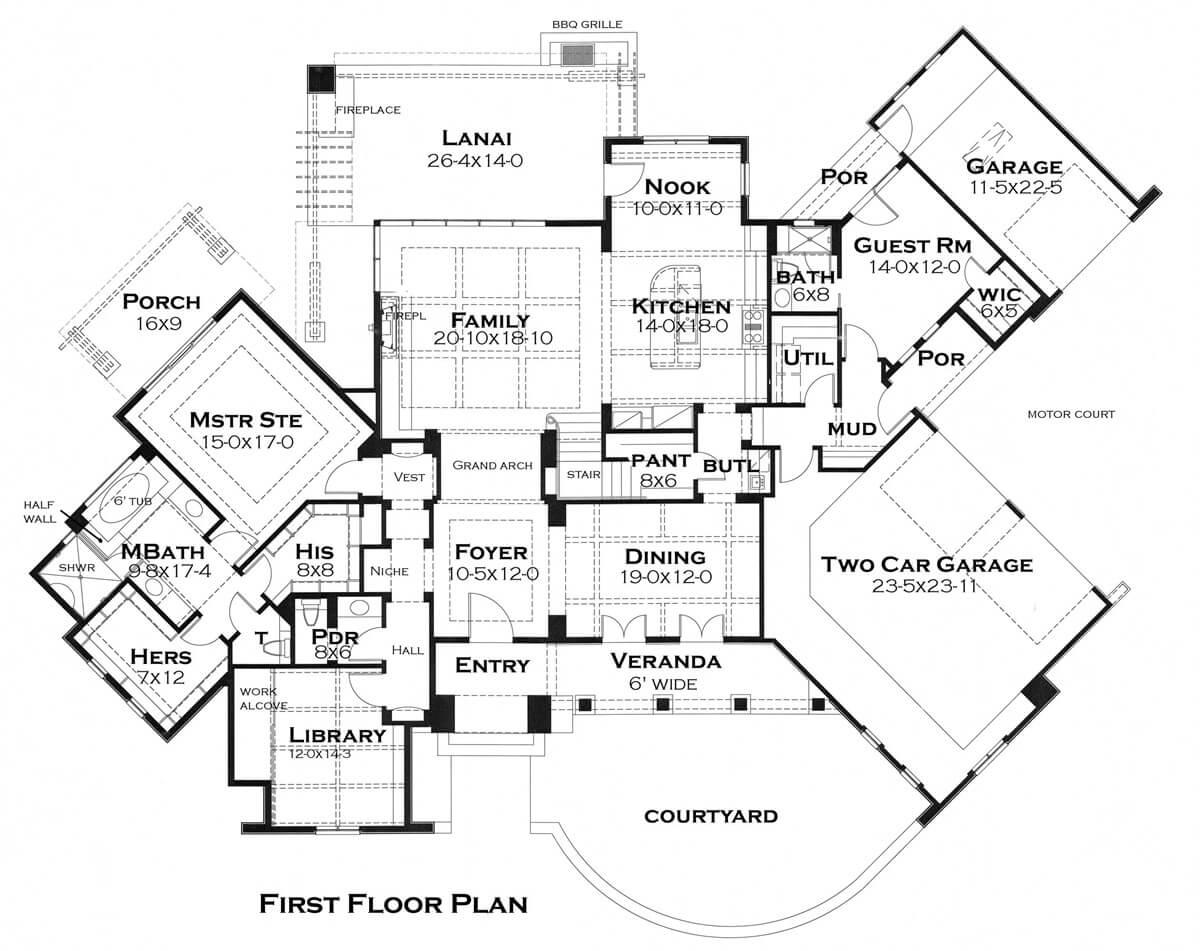 Explore the Spacious Main Floor with Versatile Rooms and a Cozy Lanai