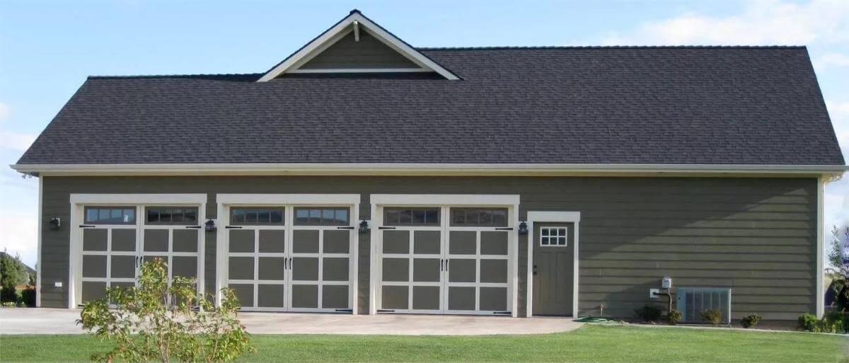Check Out the Triple Garage with Craftsman Details